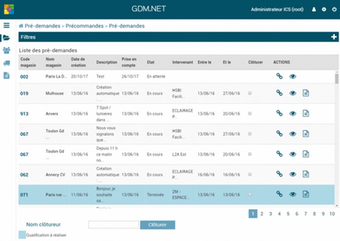 Screenshot complet Interface Logiciel Gestion Patrimoine foncier - Gestion de patrimoine immobilier GDM - STACKR